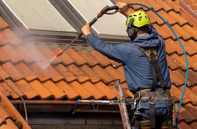 Démoussage et hydrofuge de toiture à Taussac